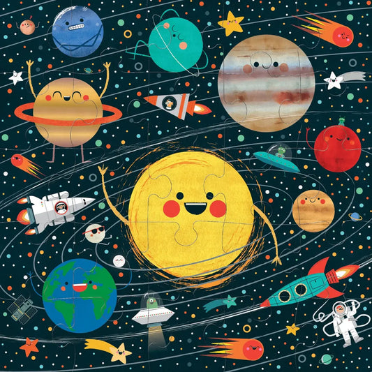 puzzle - jumbo - solar system by chronicle books