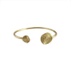 bracelet - solaris cuff - gold by worldfinds