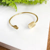 bracelet - solaris cuff - gold by worldfinds