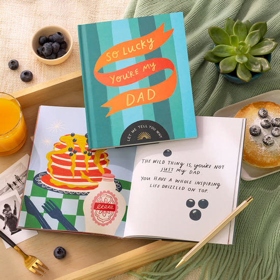 book - so lucky you're my dad by compendium