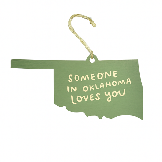 ornament - someone in oklahoma loves you by snowmade