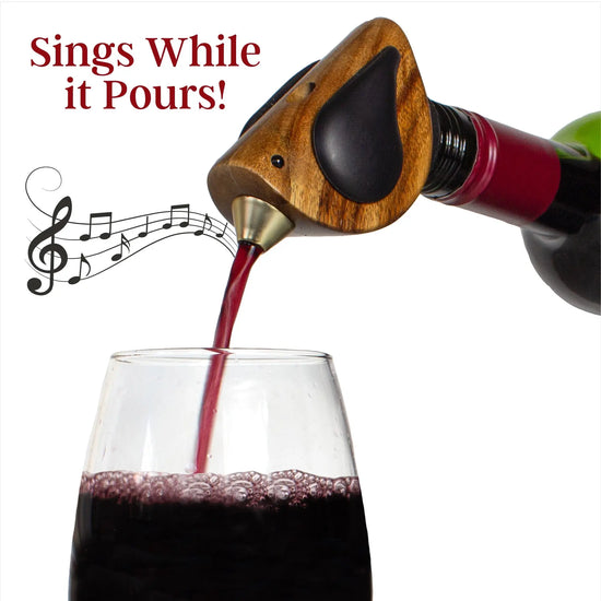 bottle pourer - songbird specialties® - black by totally bamboo