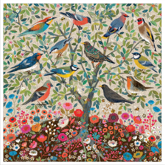 puzzle - 1000-piece - songbirds by eeboo