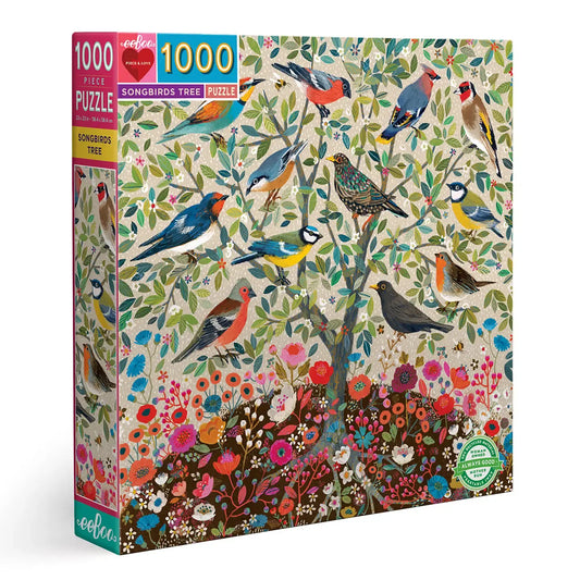 puzzle - 1000-piece - songbirds by eeboo