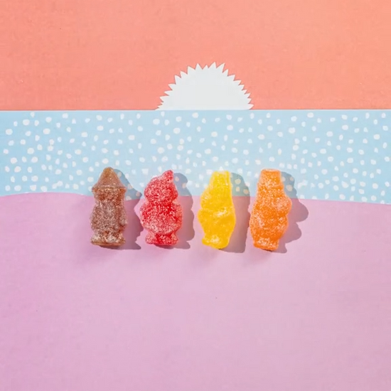 candy - sour gummies - moomin - lemon, raspberry, cola, melon by bonbon nyc