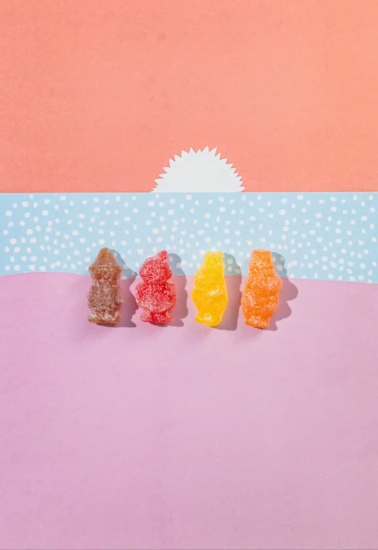 candy - sour gummies - moomin - lemon, raspberry, cola, melon by bonbon nyc