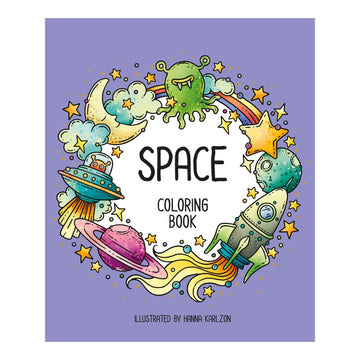 coloring book - space by gibbs smith
