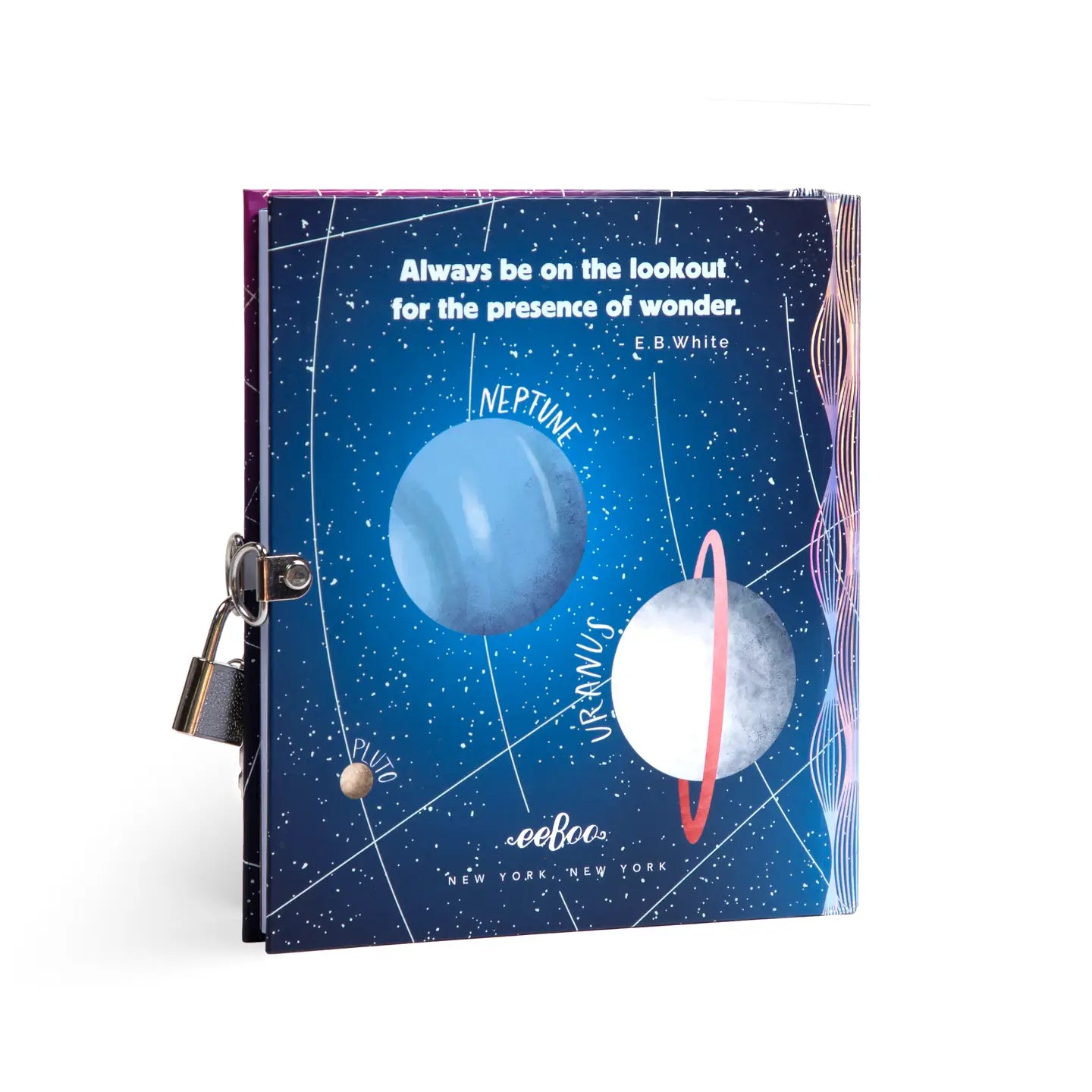 book - space journal by eeboo