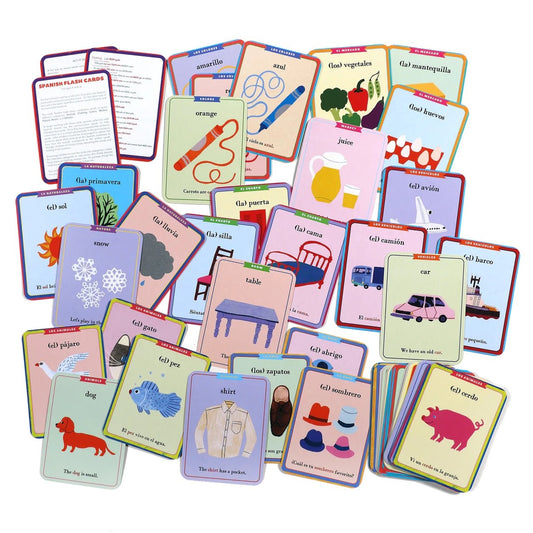 flash cards - spanish vocabulary by eeboo