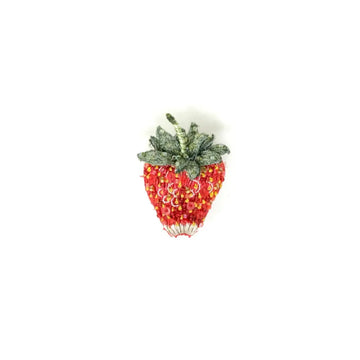 brooch pin - sparkle strawberry by trovelore