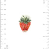 brooch pin - sparkle strawberry by trovelore