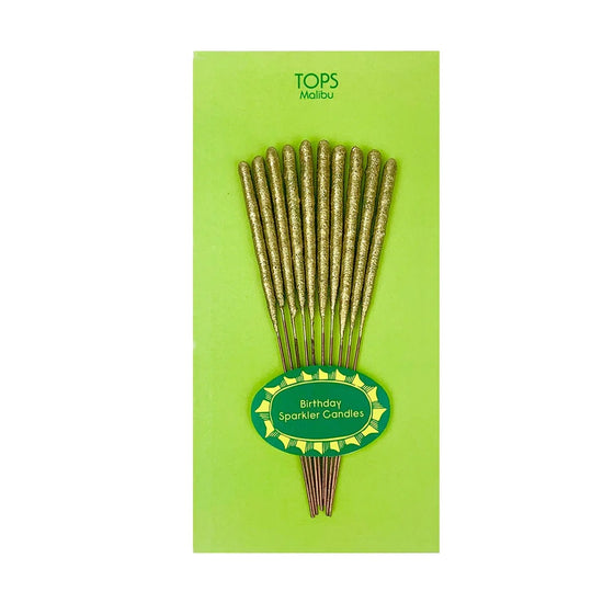 sparkler candles - mini birthday by tops malibu