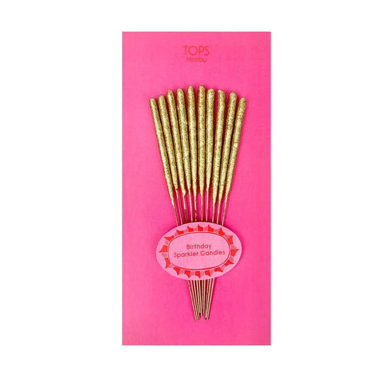 sparkler candles - mini birthday by tops malibu