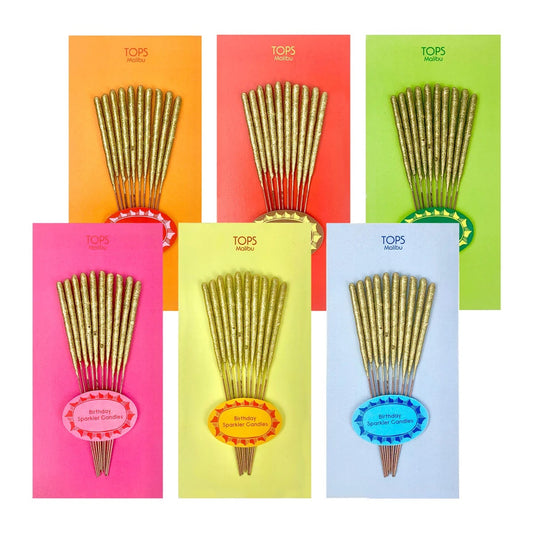sparkler candles - mini birthday by tops malibu