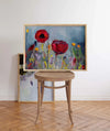 art print - "spark" (red poppies) by mary james ketch studio