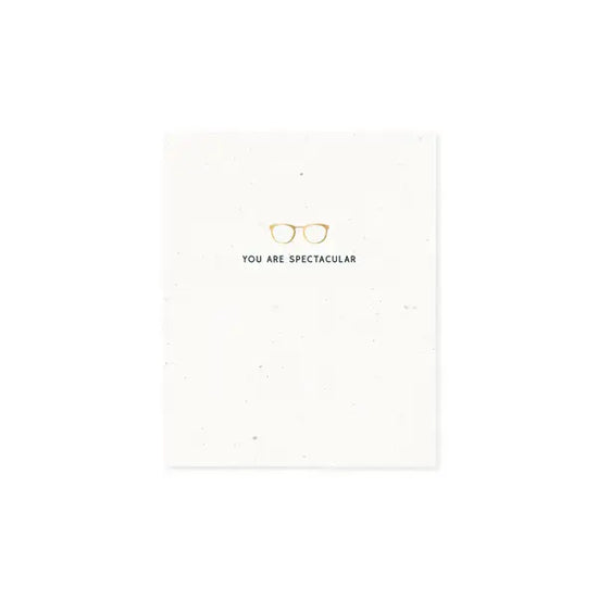 card - 3d pop-up - spectacular / glasses by uwp luxe