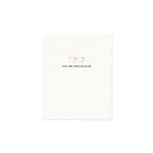 card - 3d pop-up - spectacular / glasses by uwp luxe