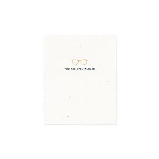 card - 3d pop-up - spectacular / glasses by uwp luxe