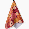 tea towel - microfiber autumn - spicy pumpkins by geometry house
