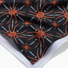 tea towel - microfiber halloween - spider geometric by geometry house
