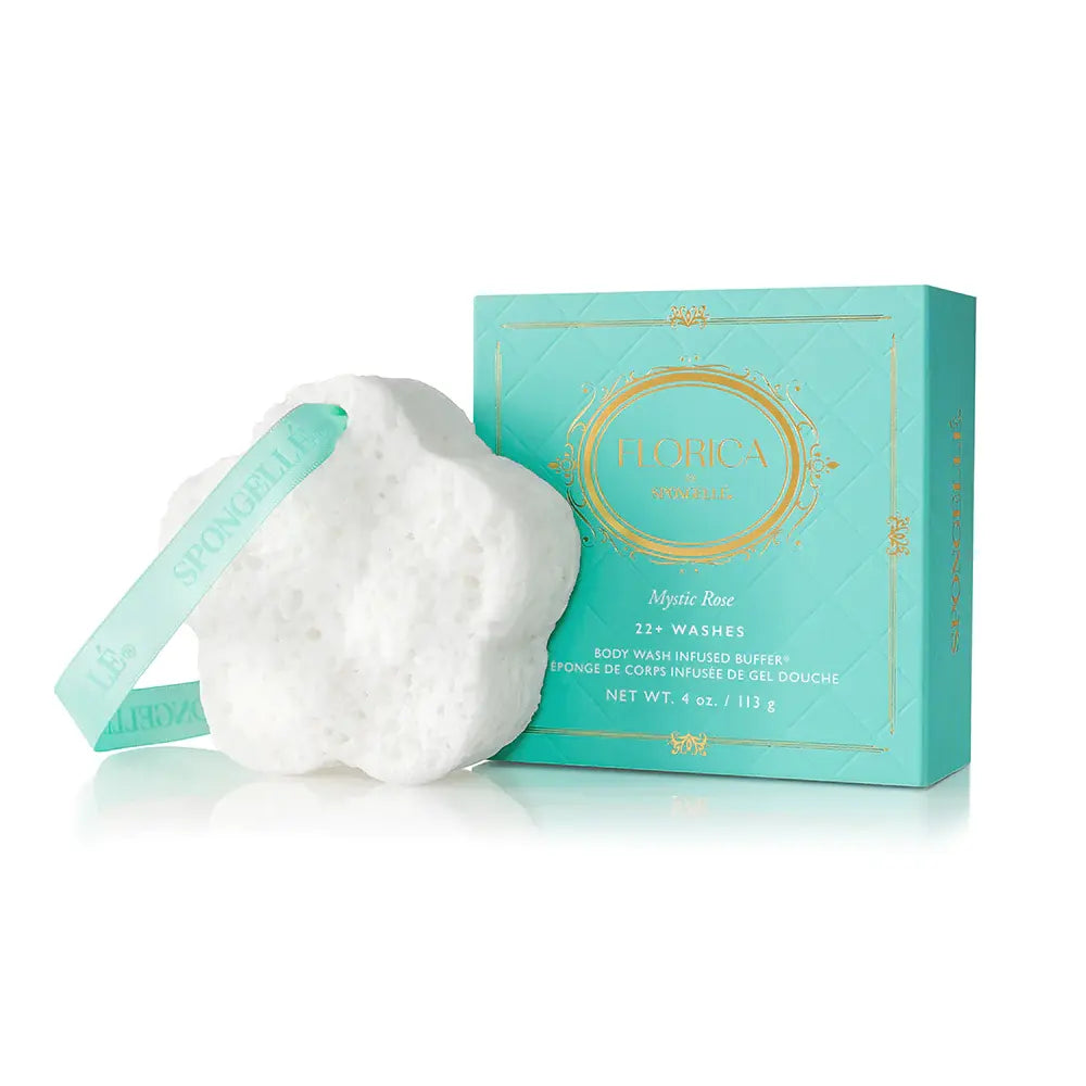 sponge buffer - infused mystic rose by spongelle llc