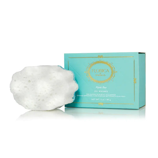 sponge buffer - infused mystic rose by spongelle llc