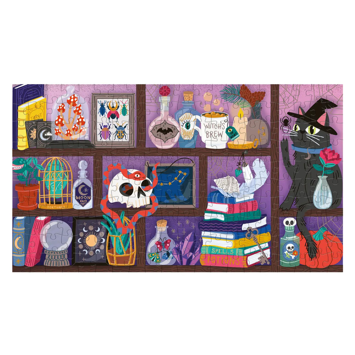 puzzle - spooky curiosities - 200-piece by chronicle books