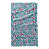 tea towel - microfiber - spring wavy leaves by geometry house
