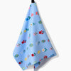 tea towel - microfiber - spring wildflowers by geometry house