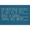 postcard - slogan by found image