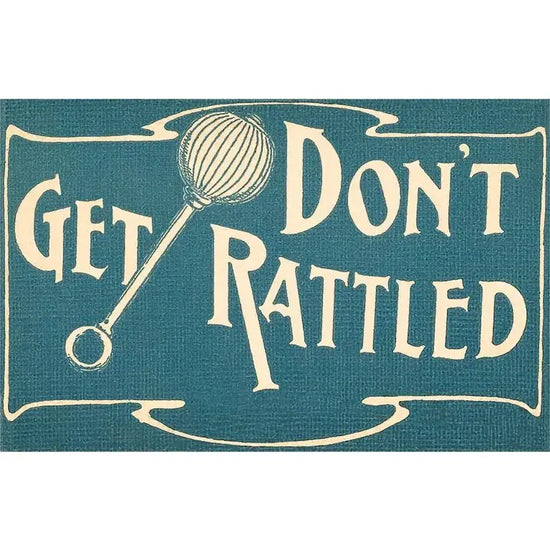 postcard - slogan by found image
