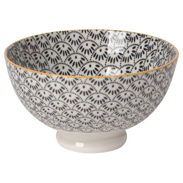 stamped footed bowls - small by now designs