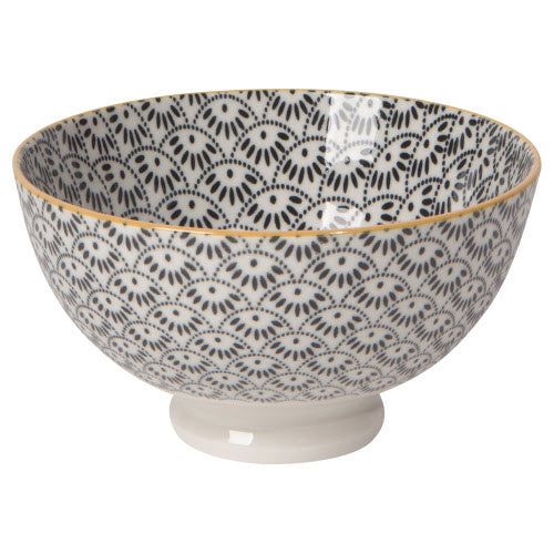 stamped footed bowls - small by now designs
