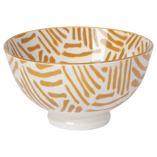stamped footed bowls - small by now designs