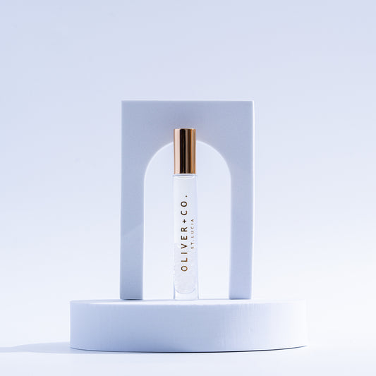 fragrance roll-on - bougie stick - st. lucia by oliver fragrance co.