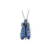 brooch pin - stained skywing fly by trovelore