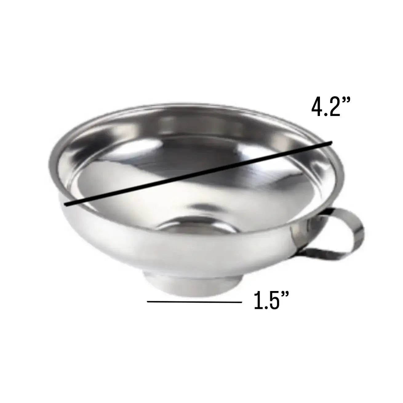 funnel - stainless steel by zefiro
