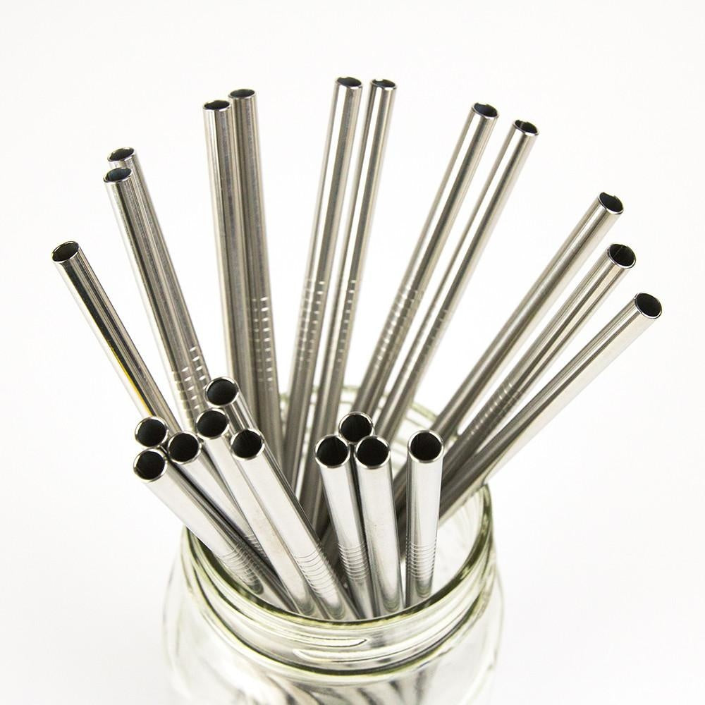 straw - stainless steel - single by plenty