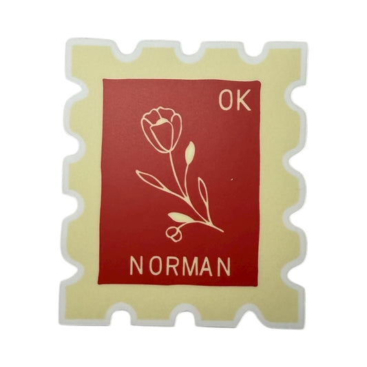 sticker - vinyl - stamp - norman ok - heirloom by ruff house print shop