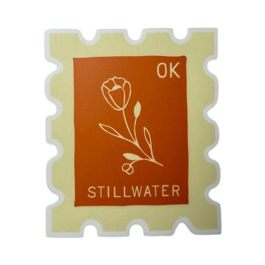 sticker - vinyl - stamp - stillwater ok - monarch by ruff house print shop