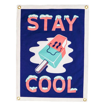 banner - camp flag - stay cool by oxford pennant