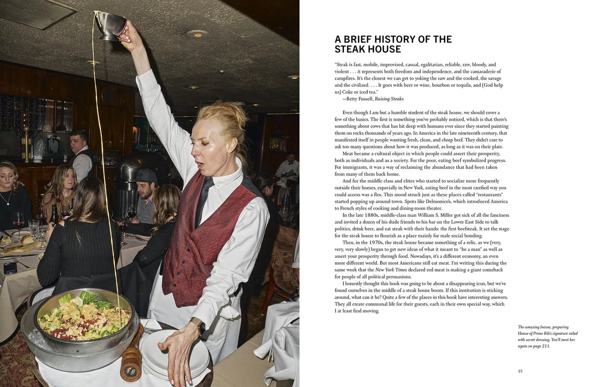 book - steakhouse by random house