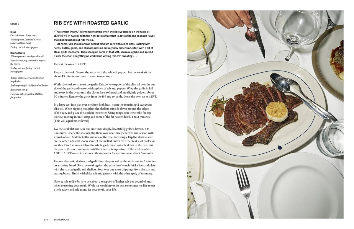 book - steakhouse by random house