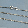 necklace - dainty sunburst chain 18" - sterling silver by nina designs