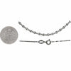 necklace - dainty sunburst chain 18" - sterling silver by nina designs