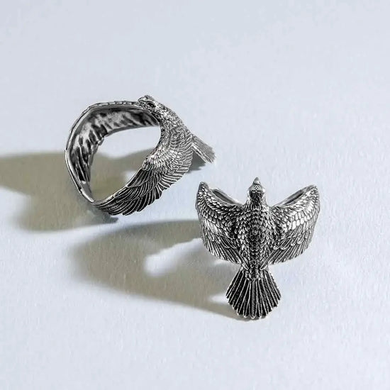 ring - eagle - sterling silver by nina designs