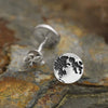 earring set - full moon post - sterling by nina designs