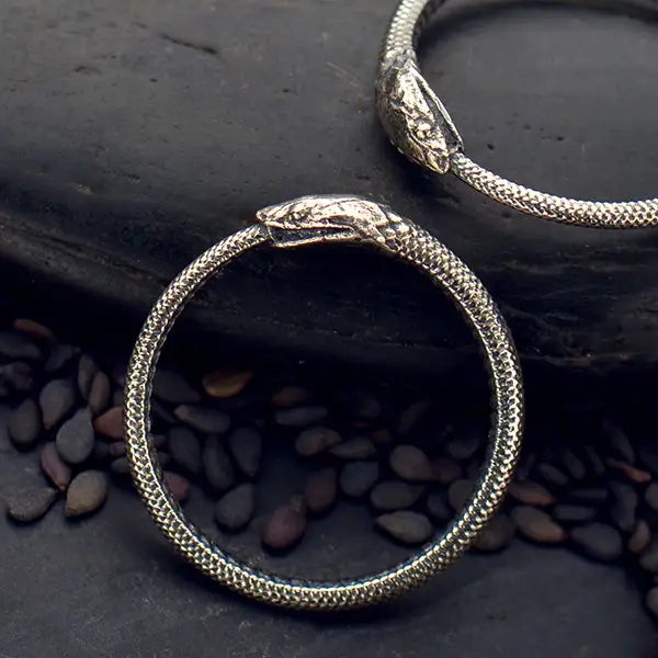 ring - snake ouroboros by nina designs