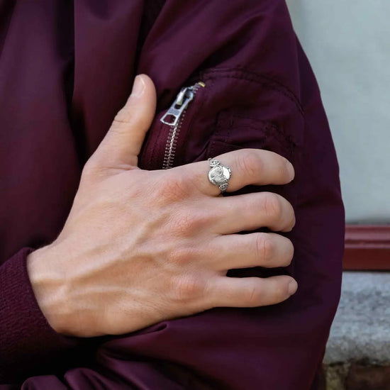 ring - scarab - sterling silver by nina designs