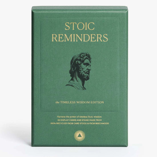 card set - stoic reminders - timeless wisdom quotes by intelligent change